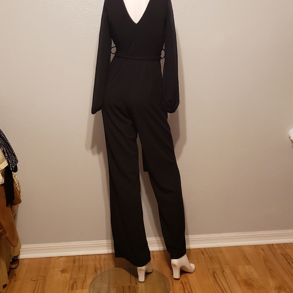Windsor Pants & Jumpsuits Windsor Posh Tie Waist Jumpsuit Size S35 Poshmark